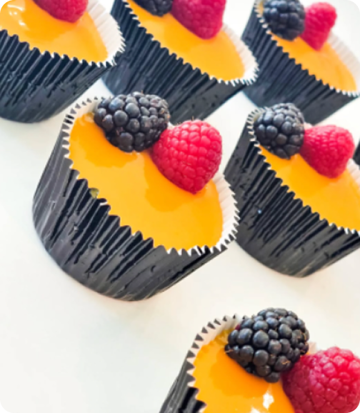 Gulab Jamun Cheesecake Cups